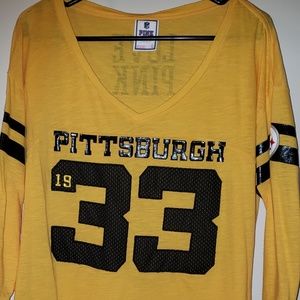 3/4 sleeve Pittsburgh Steelers tee